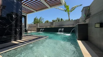 Izmir modern Urla villa with heated swimming pool